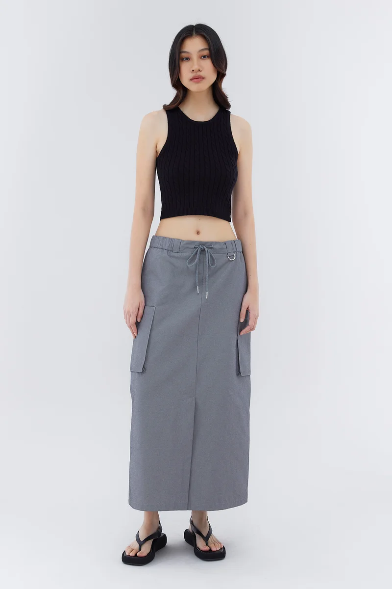 The Editor's Market Methel Cargo Skirt