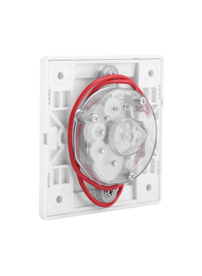 NIBEMINENT Water Pump Mechanical Countdown Timer White 85x48x85mm - Image 2