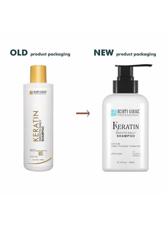 Beauty Garage - Keratin Sulfate Free Paraben Free Moisturizing Smooth Daily Shampoo 300Ml - Image 1