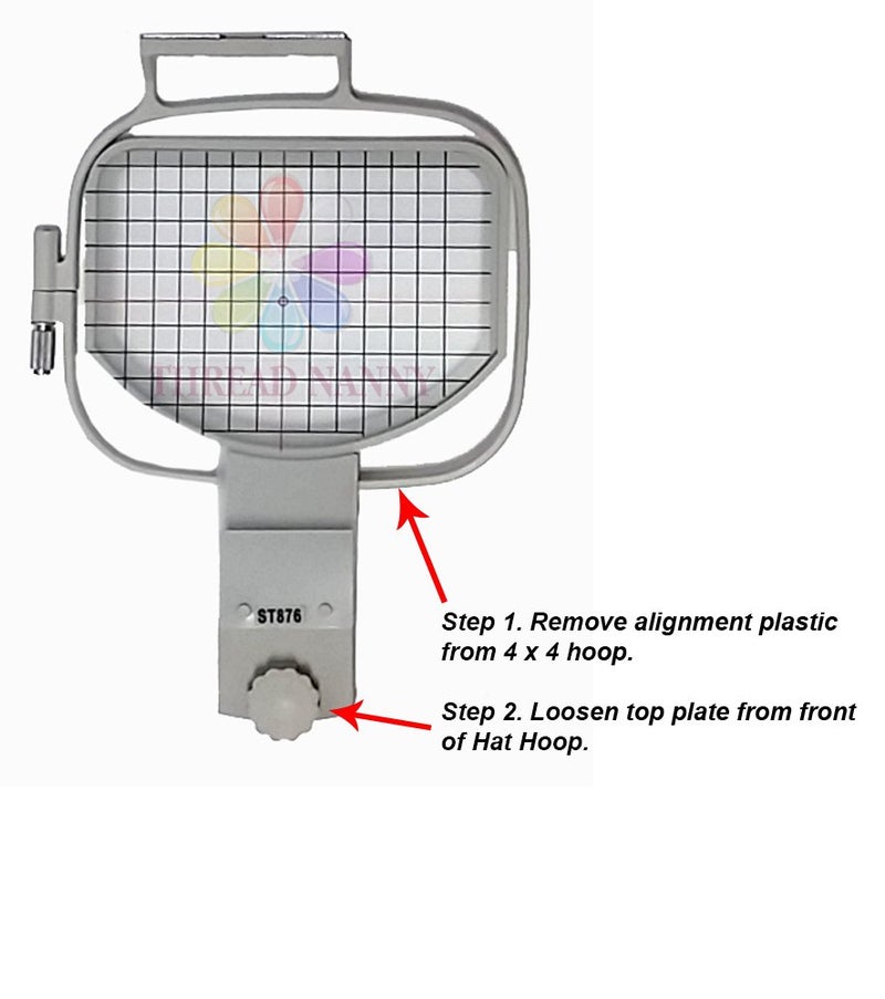 ThreadNanny Cap - Hat Hoop for Brother PE 770 780D Embroidery Machine - Image 4