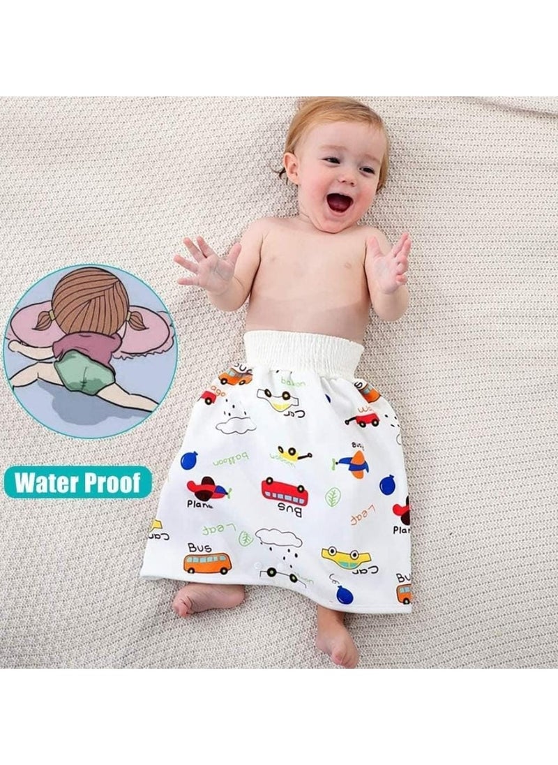 Generic Baby Cloth Diaper Waterproof, Waterproof Diaper Skirt for Potty Training Baby Comfy Cloth Diaper Short for Boys and Girls Night Time  - Image 1