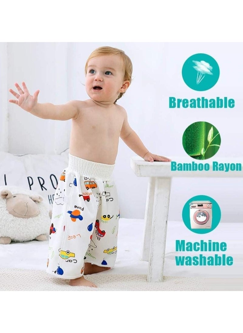 Generic Baby Cloth Diaper Waterproof, Waterproof Diaper Skirt for Potty Training Baby Comfy Cloth Diaper Short for Boys and Girls Night Time  - Image 2