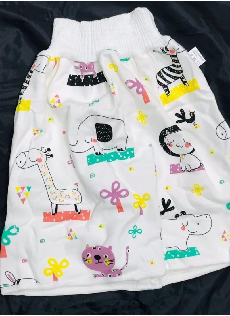 Generic Baby Cloth Diaper Waterproof, Waterproof Diaper Skirt for Potty Training Baby Comfy Cloth Diaper Short for Boys and Girls Night Time  - Image 3