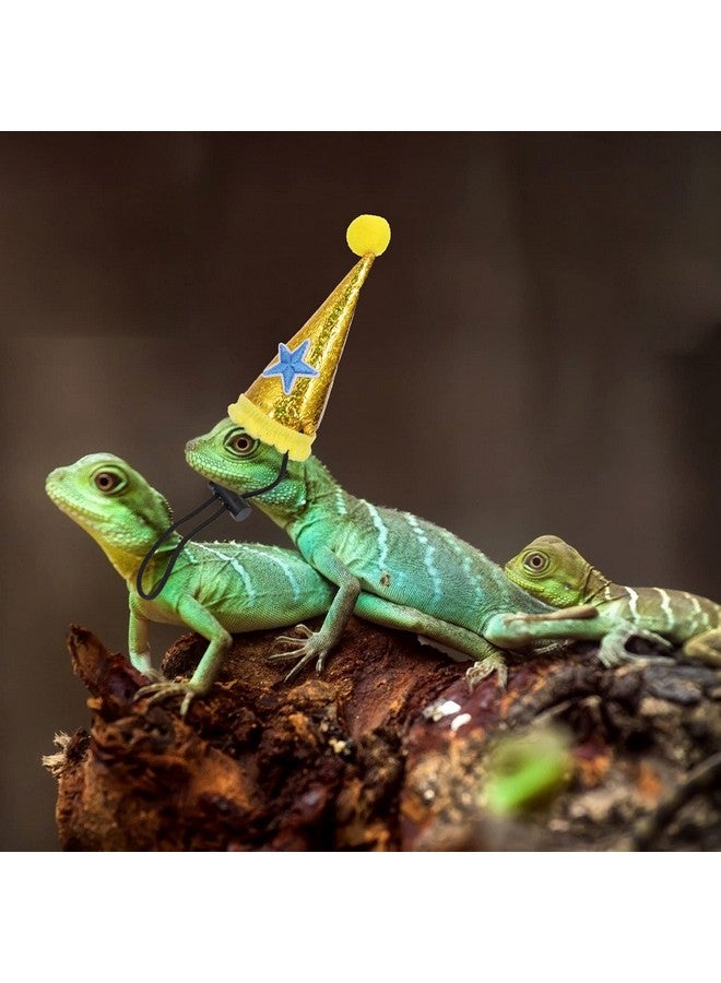 STOBOK Hat Bearded Dragon Santa Hat Christmas Reptile Hat Birthday Hat Halloween Reptile Costume for Bearded Dragon Small Animals - Image 2