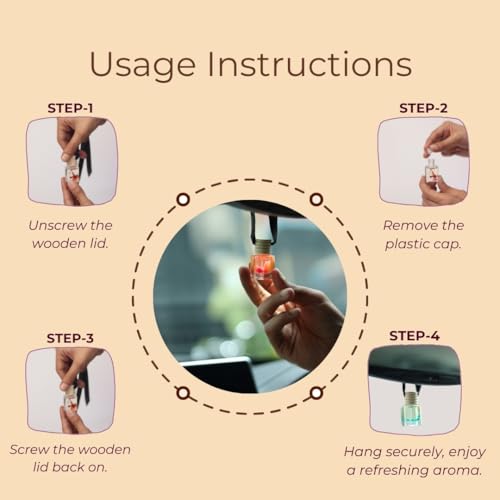 Nytarra Luxury Car Perfume Pink Bloom, No Alcohol & Long Lasting Air Freshener, Car Fragrance Diffuser, Premium Car Scent Hanging Pod - Image 3