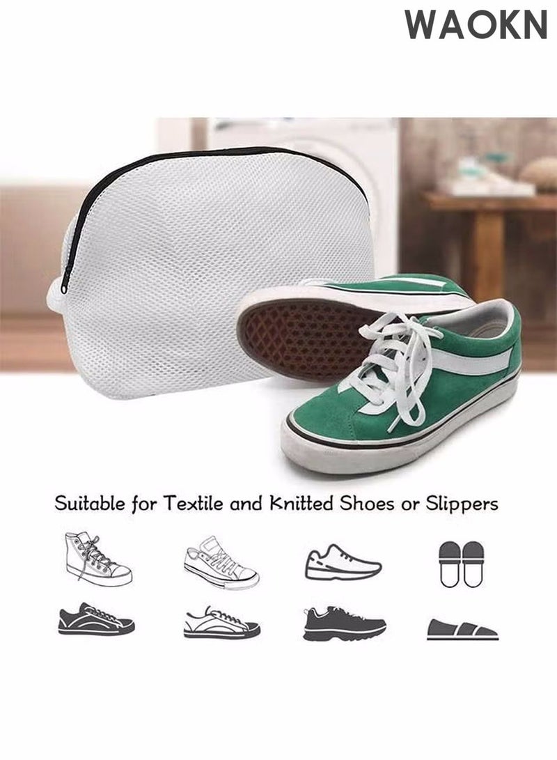 WAOKN Shoe Washing Bag a Set of 3 Reusable Honeycomb Mesh with Zipper Shoe Washing Bags Suitable for Sports Shoes Running ShoesSock, Bras, Delicates and Toys Suitable for Men and Women - Image 3