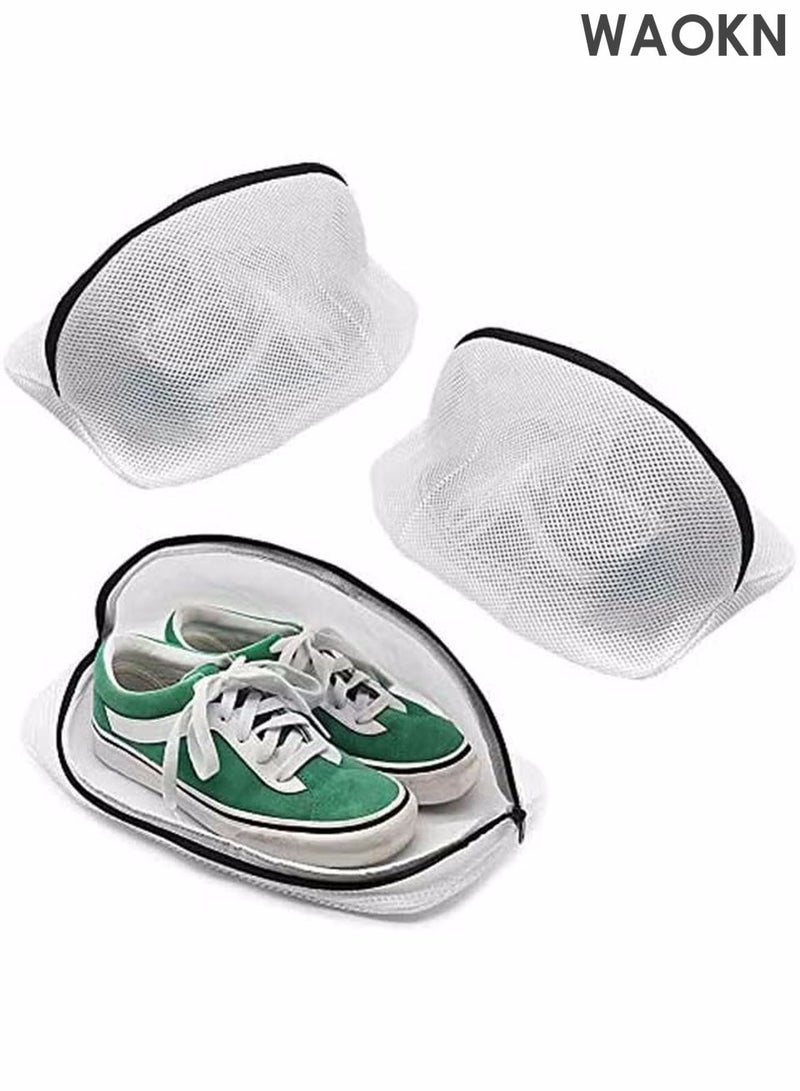 WAOKN Shoe Washing Bag a Set of 3 Reusable Honeycomb Mesh with Zipper Shoe Washing Bags Suitable for Sports Shoes Running ShoesSock, Bras, Delicates and Toys Suitable for Men and Women - Image 1