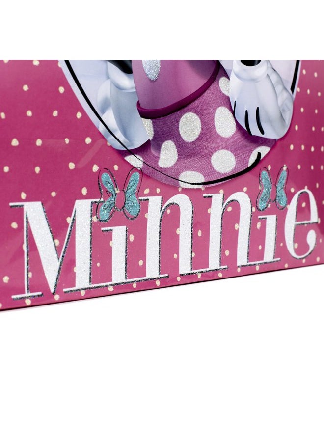 Hallmark - 13" Large Gift Bag with Tissue Paper (Minnie Mouse) for Birthdays, Kids Parties or Any Occasion - Image 1