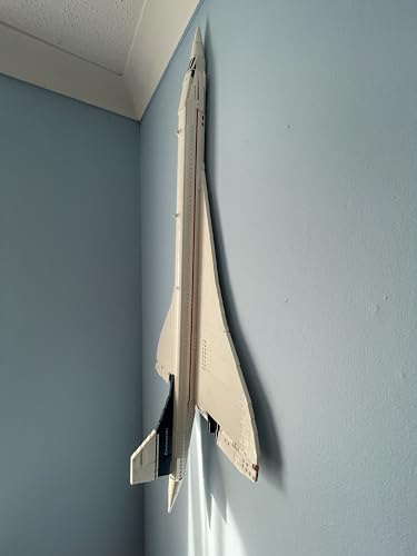 Brickify Wall Mount Hook for Lego 10318 Concorde Icons Set | Flat Facing Wall Mount (Flat Facing) - Image 5