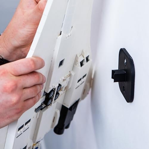 Brickify Wall Mount Hook for Lego 10318 Concorde Icons Set | Flat Facing Wall Mount (Flat Facing) - Image 4