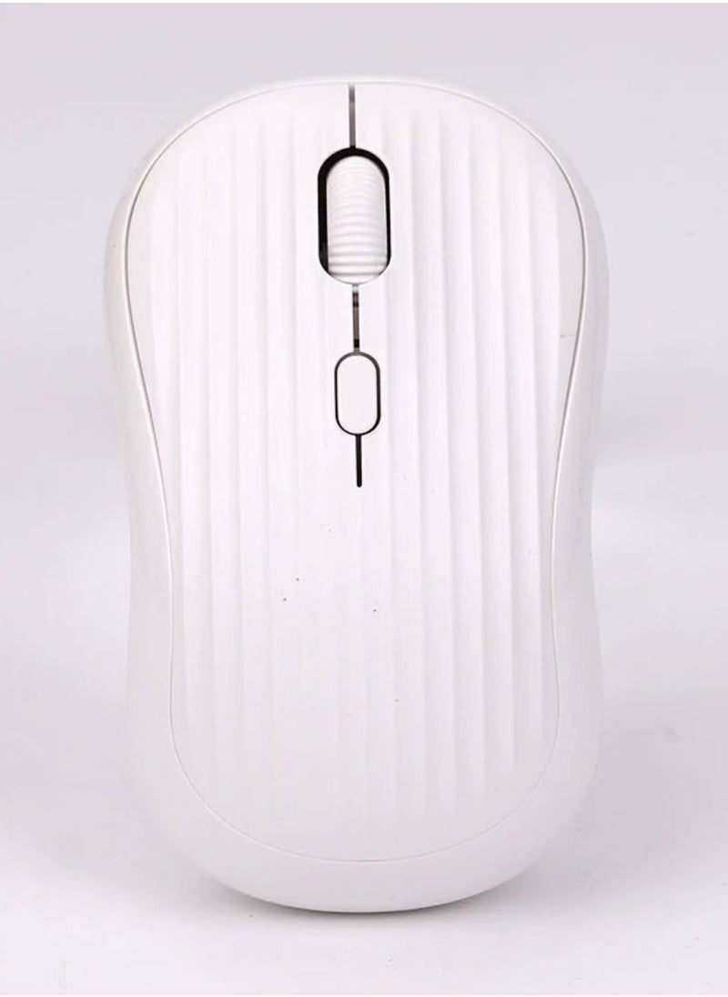 Generic LED Wireless Mouse Rechargeable Slim Silent Mouse 2.4G Portable Mobile Optical Office Mouse with USB & Type-c Receiver for Notebook, PC, Laptop, Computer, Desktop 