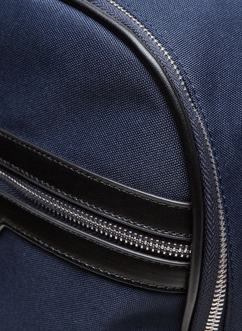 shoexpress Mens Solid Backpack with Adjustable Shoulder Straps - Image 4