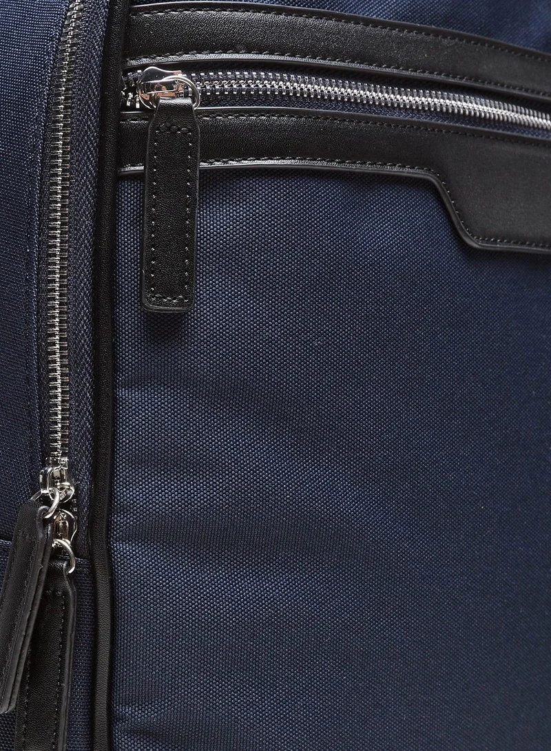 شو اكسبرس Mens Solid Backpack with Adjustable Shoulder Straps