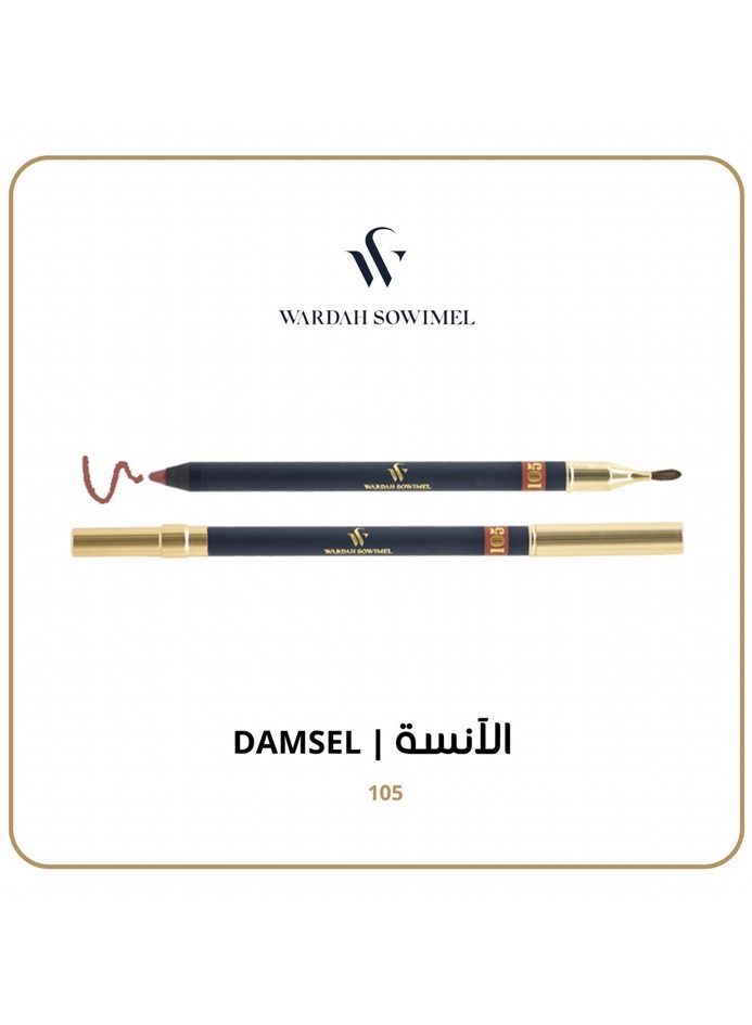Warda Sowimel Wardah Sowimel Lipliner - Damsel - 105 - Image 3