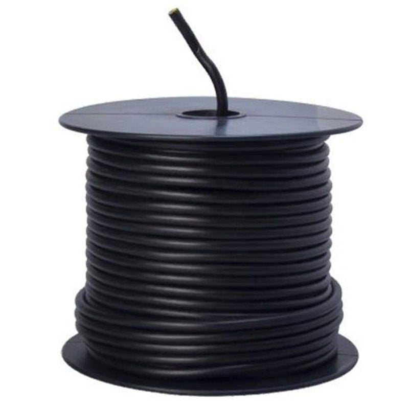 Coleman Cable Woods Southwire 55671323 Primary Wire, 12-Gauge Bulk Spool, 100-Feet, Black - Image 1
