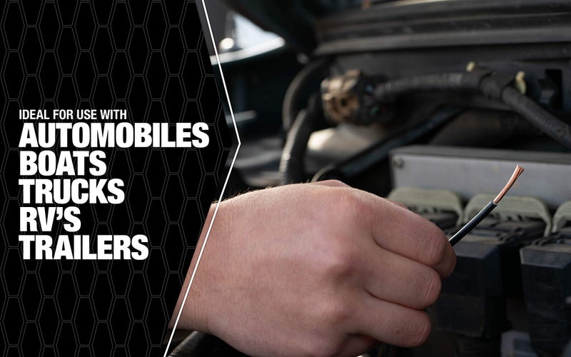 Coleman Cable Woods Southwire 55671323 Primary Wire, 12-Gauge Bulk Spool, 100-Feet, Black - Image 5