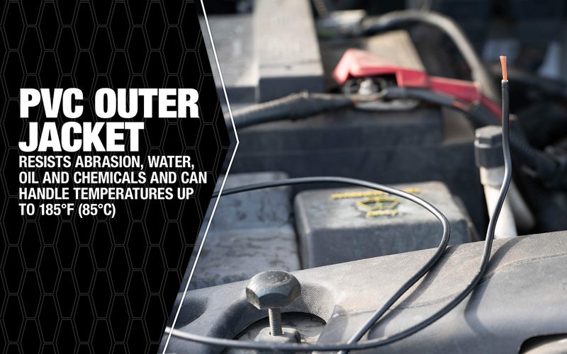 Coleman Cable Woods Southwire 55671323 Primary Wire, 12-Gauge Bulk Spool, 100-Feet, Black - Image 3