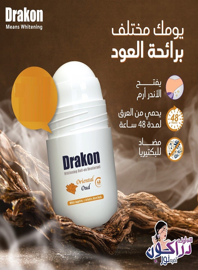 DRAKON whitening roll-on deo oriental oud 50ml - Image 2