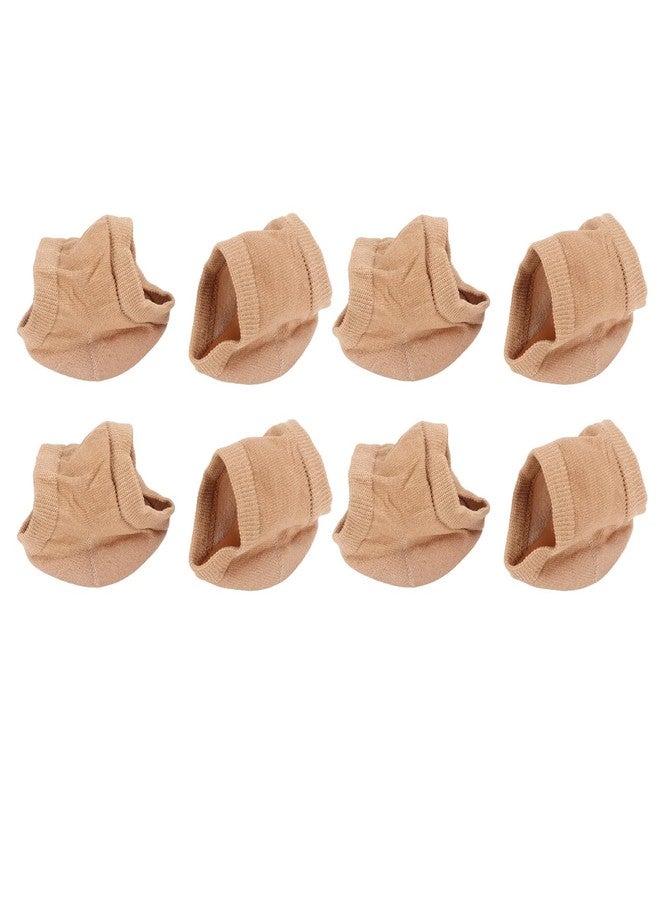 CHICIRIS Moisturizing Heel Socks, 4 Pair, Toeless Spa Gel Socks for Foot Treatment Care, Repairs Cracked Heels, Softens Calluses, Polyester, Gel, Dry, Cracked Skin, Foot Care - Image 1