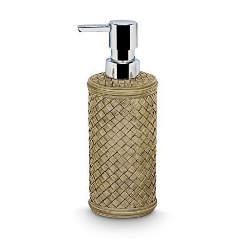 Freelance Soho Polyresin Bathroom Accessories Set of 4 - Liquid Handwash Soap Dispenser, Brush/Toothbrush Holder, Tumbler, Dish - Plastic Bathroom Set for Wash Basin - Stronger Than Ceramic - Image 2