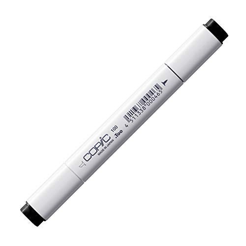Copic Marker with Replaceable Nib, 100-Copic, Black,CMO-100C - Image 1
