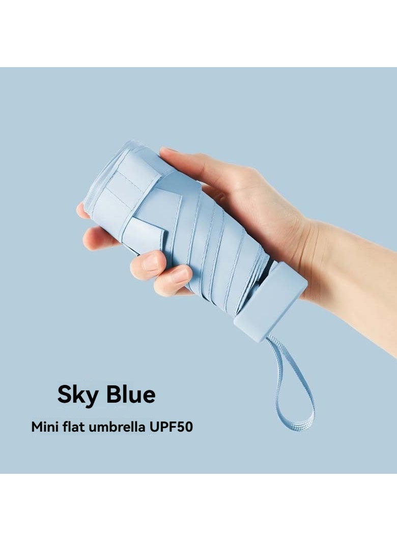 M MIAOYAN Mini Capsule Umbrella for Women – Pocket-Sized, UV Protection, Lightweight & Foldable  - Image 2