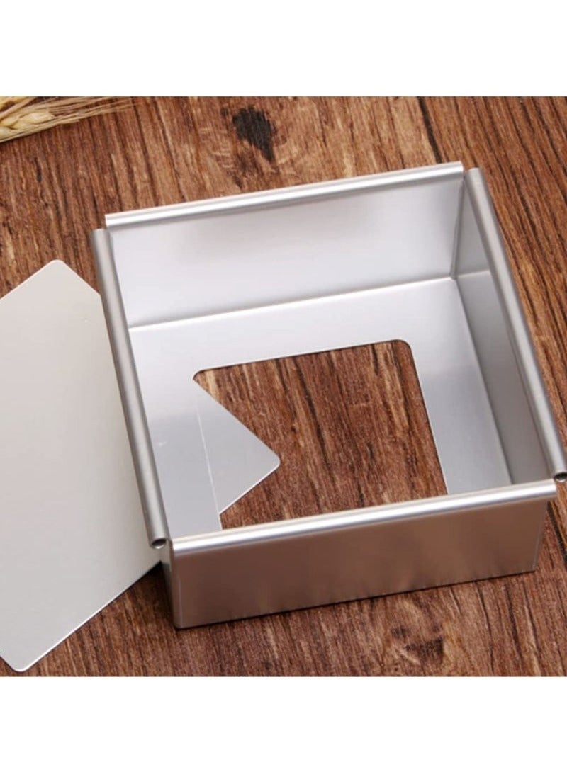 Bukela Square Pan for Brownie Cake Size 8 Inches with Removable Bottom - Image 3