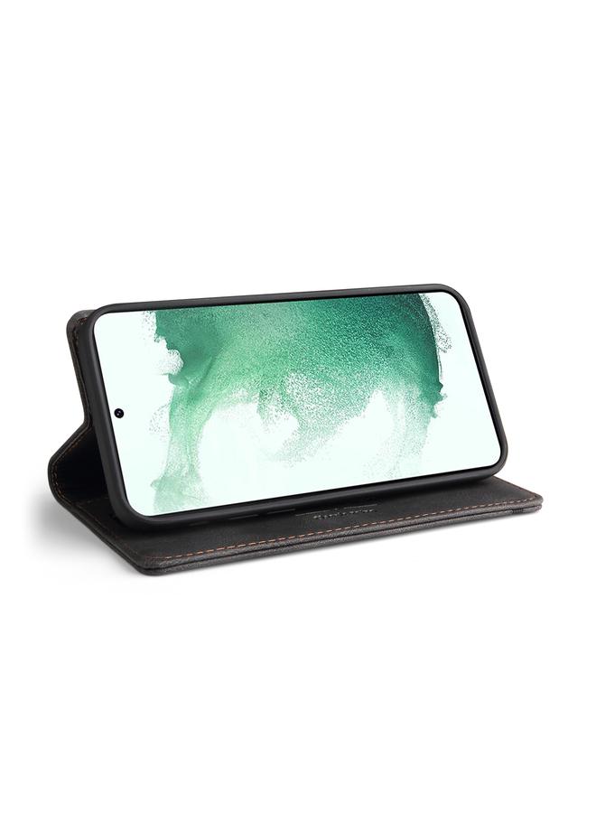 اس-توب جراب لهاتف Samsung Galaxy S23+ 5G، جراب جلدي مضاد للسرقة، قابل للطي أفقيًا مع حامل - Image 5