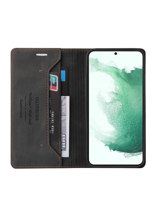 اس-توب جراب لهاتف Samsung Galaxy S23+ 5G، جراب جلدي مضاد للسرقة، قابل للطي أفقيًا مع حامل - Image 4