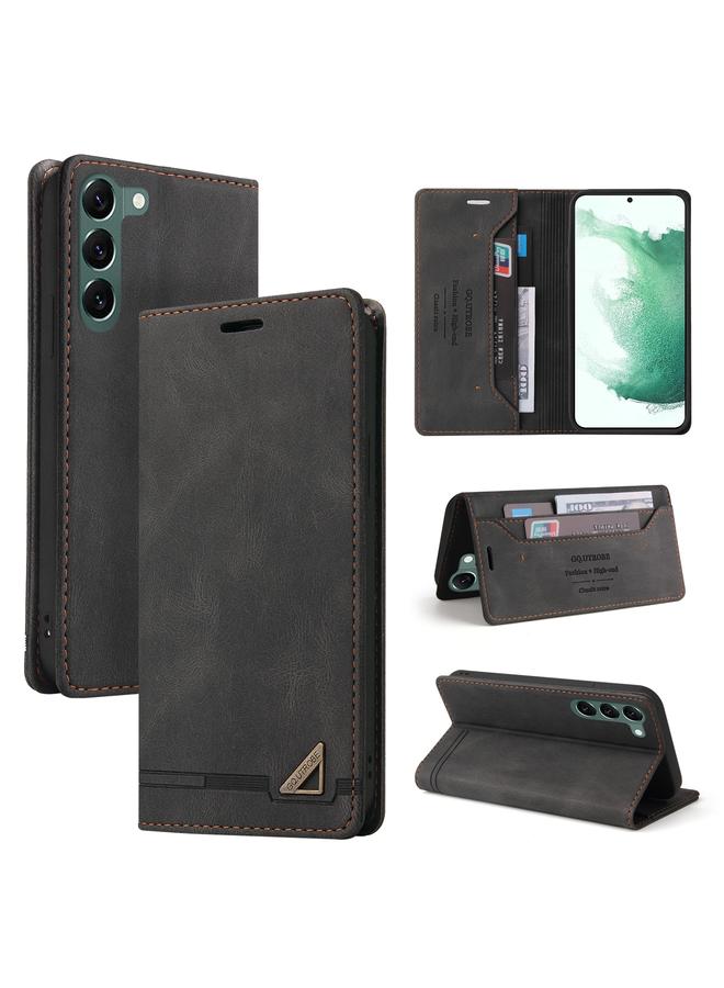 اس-توب جراب لهاتف Samsung Galaxy S23+ 5G، جراب جلدي مضاد للسرقة، قابل للطي أفقيًا مع حامل - Image 1