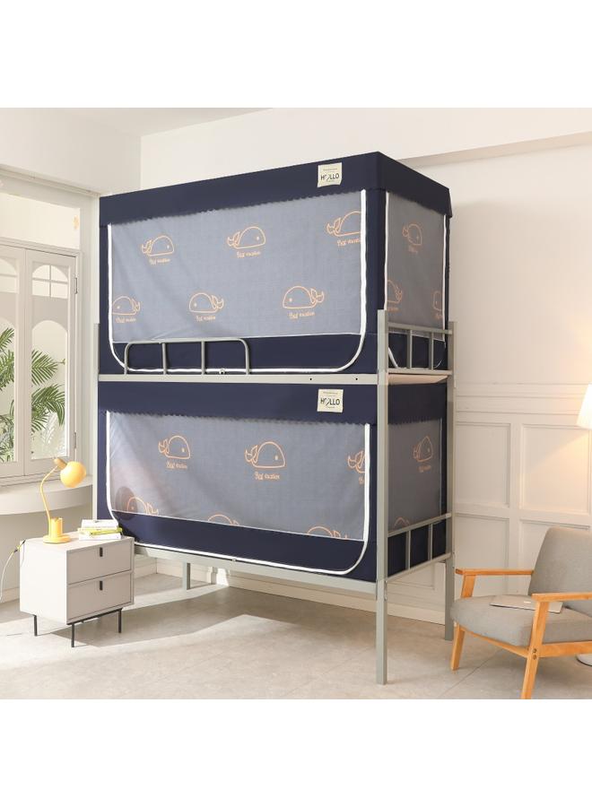 Bluejw New Students Upper And Lower Bunk Dormitory Bed Mosquito Net Single Bed Partition Curtain Dustproof Top Shading Bedroom 0.9 Bed Wholesale - Image 1