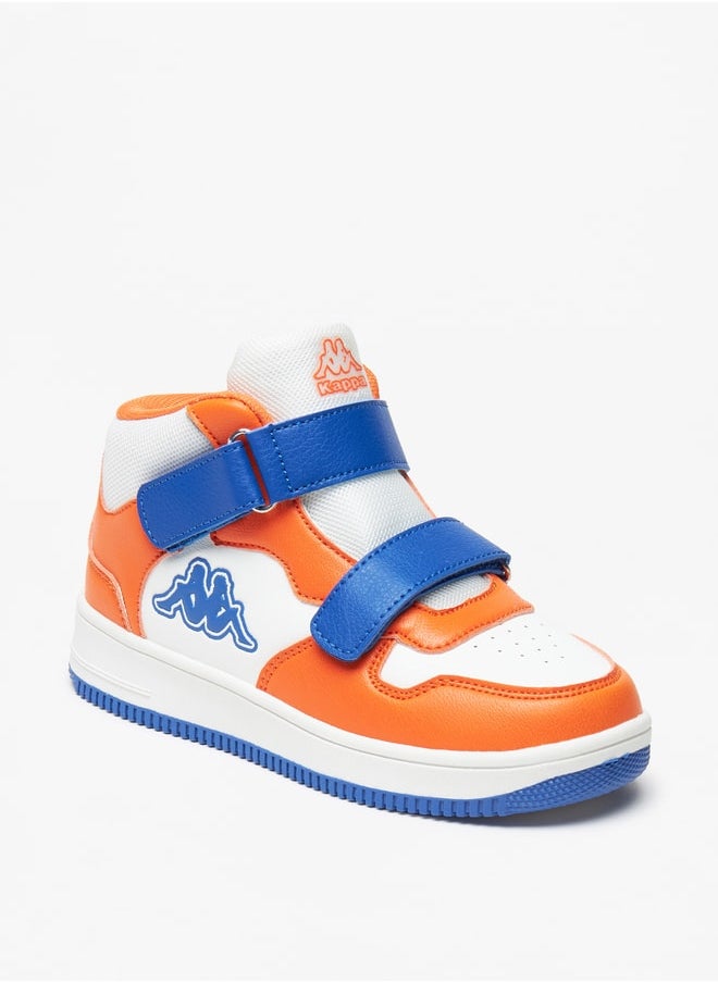 Kappa - Boys' High Top Sneakers with Hook and Loop Closure - Image 1
