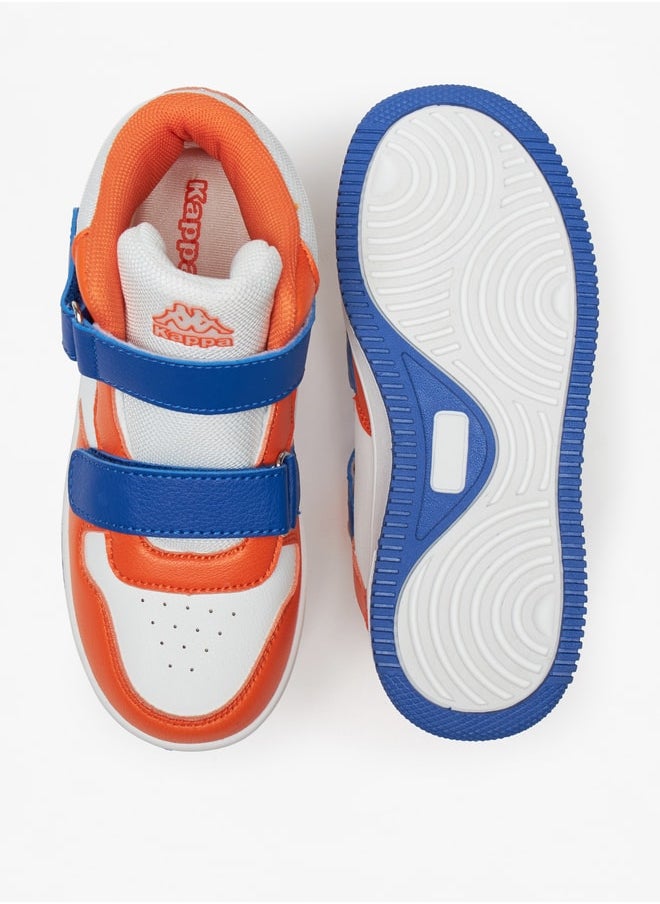 Kappa - Boys' High Top Sneakers with Hook and Loop Closure - Image 1