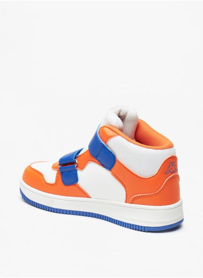 Kappa - Boys' High Top Sneakers with Hook and Loop Closure - Image 1