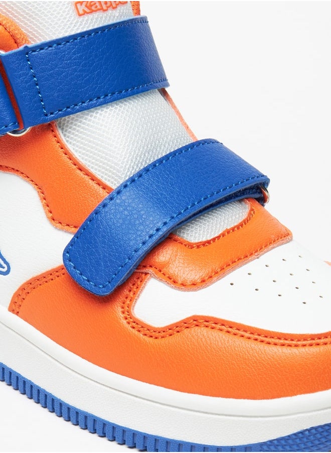 Kappa - Boys' High Top Sneakers with Hook and Loop Closure - Image 1