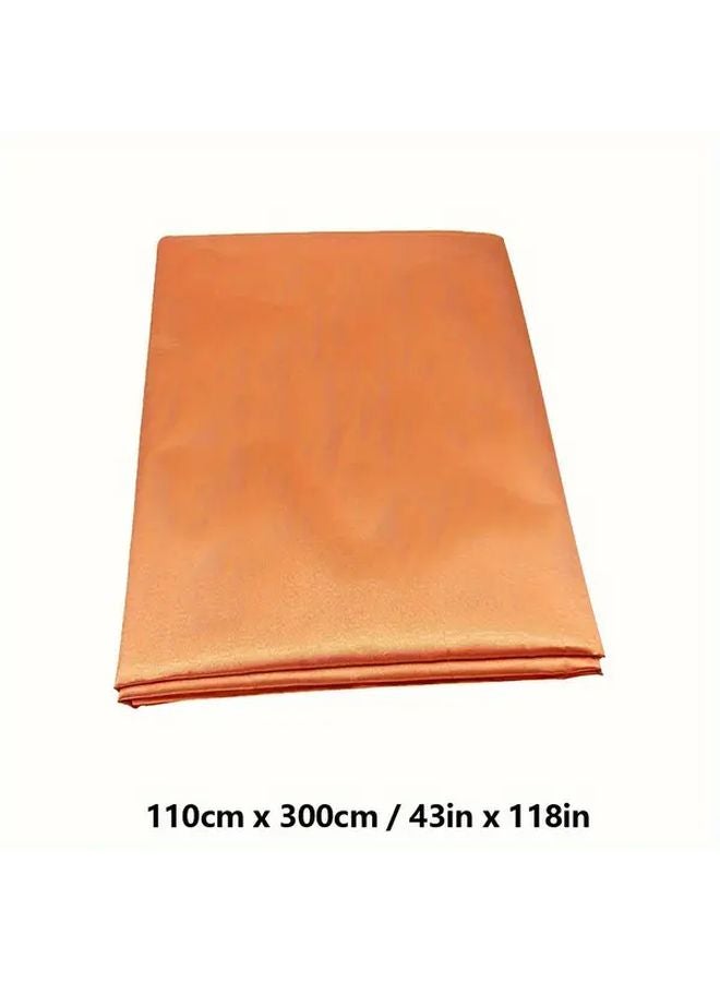 Copper Shielding Fabric Heavy Duty EMF WiFi EMP Blocking Material 300cm 118inch - Image 1