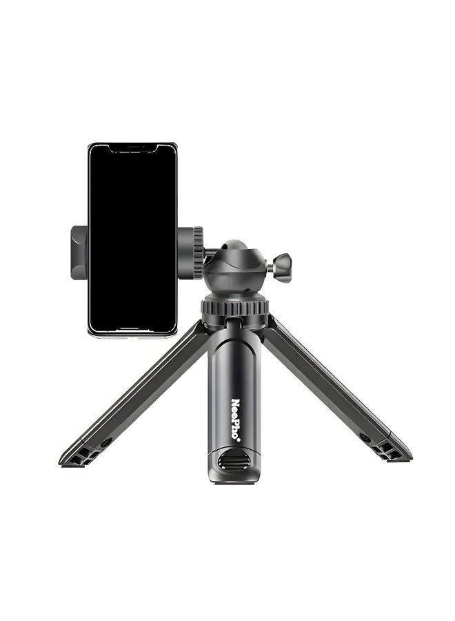 ني فو ترايبود متعدد الوظائف NP-999 بتصوير عمودي وأفقي وزاوية دوران 360 درجة – من خامات ABS وPC عالية الجودة- أسود - Image 2