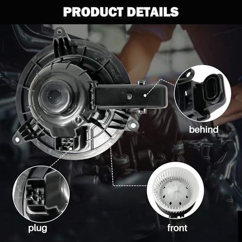 Aspligo 700237 Front AC Heater Blower Motor Fan Fit for Ford F-150 2009-2014， Expedition 2009-2017 ，for Lincoln Navigator 2009-2014 AL1Z19805B, AL1Z19805A ，CL1Z19805A，FO3126130，SK700237 - Image 3
