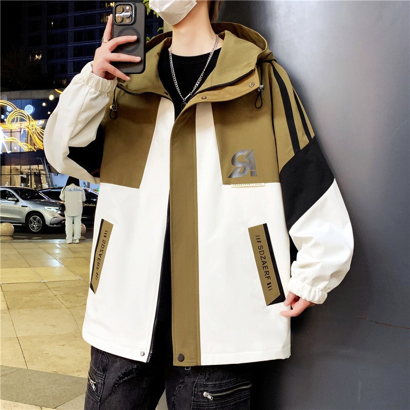2024 Casual Hooded Two-Piece Jacket 1682 white - Image 1