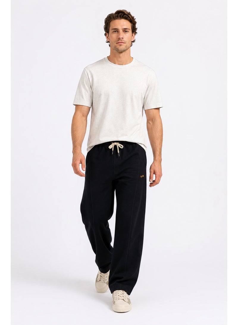 WHITE RABBIT Men’s Casual Wide Leg Jogger Pants – Adjustable Drawstring - Image 5