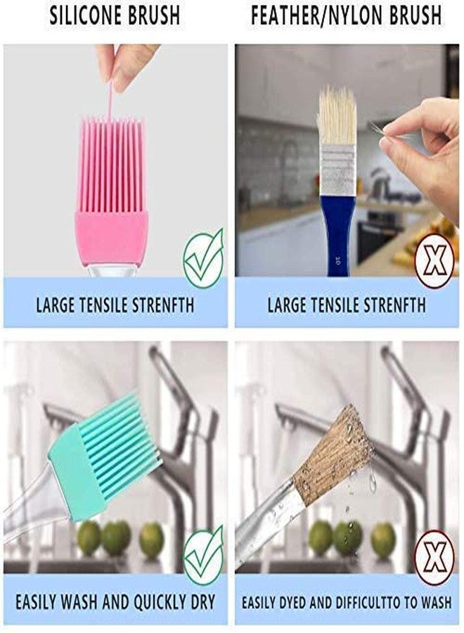 DDecora Silicon Oil Basting Brush (Multicolour) - Pack of 2 - Image 3