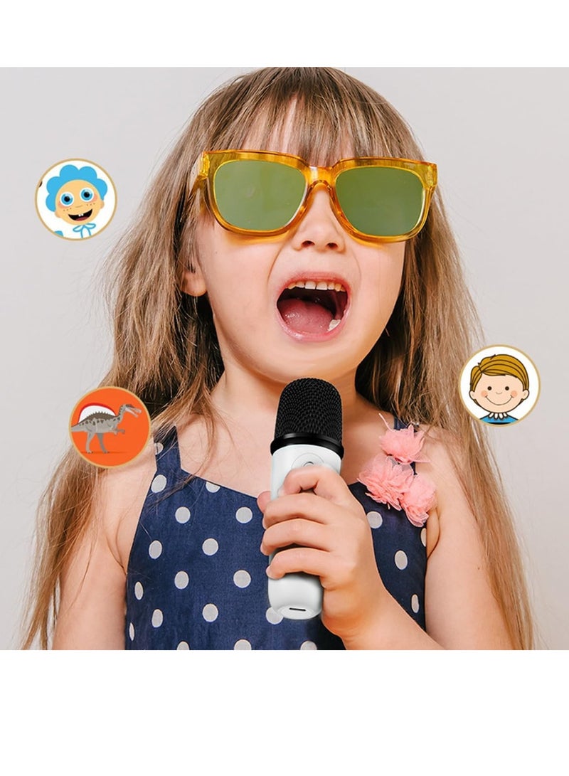 ECVV Mini Karaoke Machine with 1 Wireless Microphone,Portable Bluetooth Speaker for Kids and Adults,Gifts for Girls and Boys 4, 5, 6, 7, 8, 9, 10 +Year | Old Birthday Party Home - Image 3