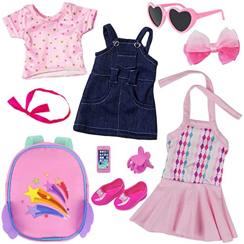 Ecore Fun Black Doll 14.5 Inch Baby Girl Doll and Clothes Set African Washable Realistic Silicone Girl Dolls -Best Gift for Girls… - Image 2
