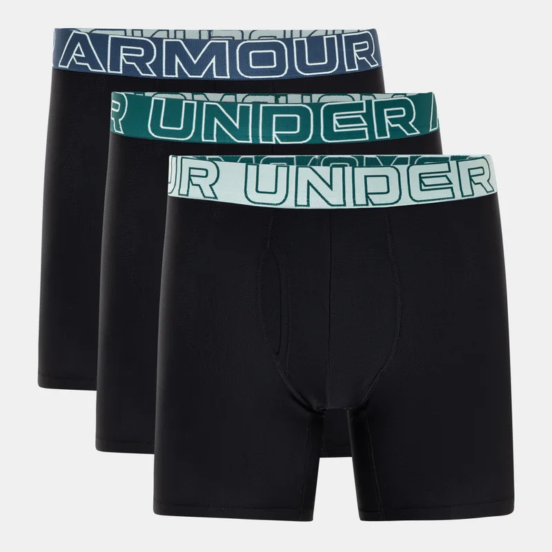 Under Armour Black Men's Performance Tech Mesh Boxer Briefs (3 Pack) for Men | Best Price UAE