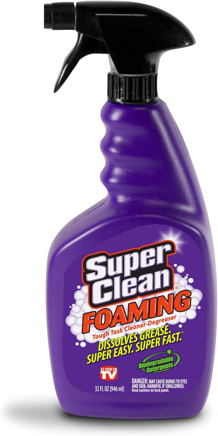 Superclean Foaming Cleaner Degreaser, Industrial Strength, Biodegradable and Phosphate Free, 6 Pack (192 Ounces) - Image 1