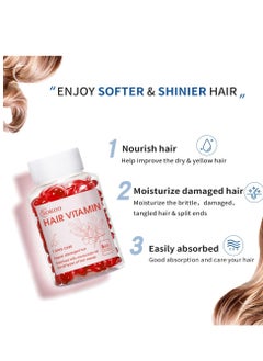 Sokgo Hair Treatment Serum with Avocado Oil, Argan Oil, Moroccan Oil, Coconut Oil, Vitamin C, Hair Serum, Hair Growth Serum for Frizzy and Damaged Hair (Large, Red)  - Image 2
