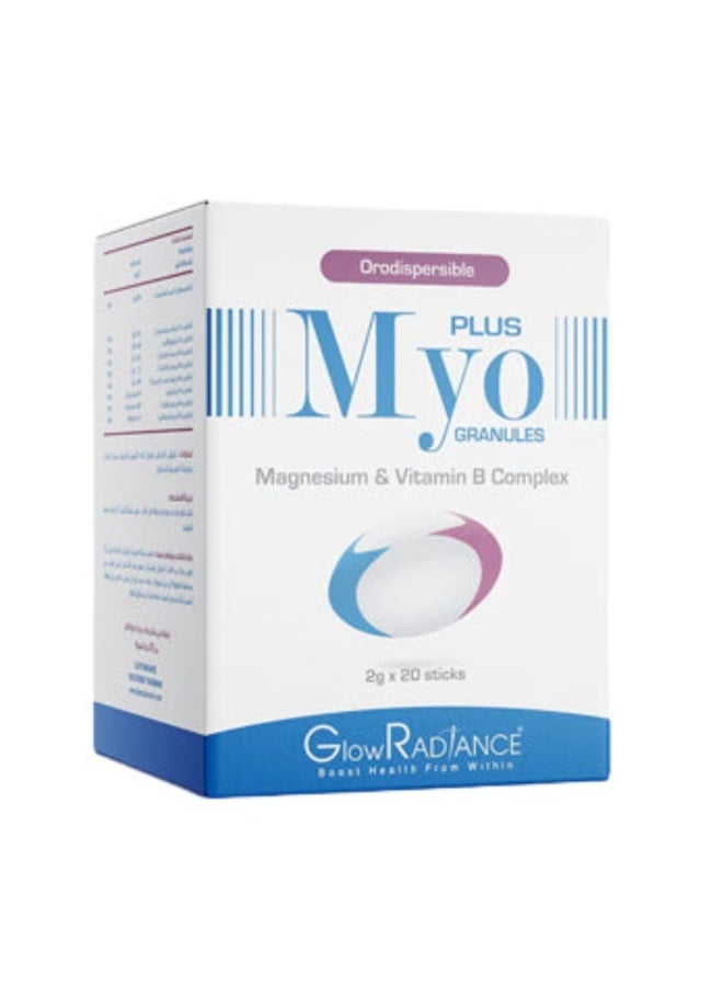 GlowRadiance MYO PLUS GRANULES (MAGNISIUM +VITAMINE B COMPLEX)