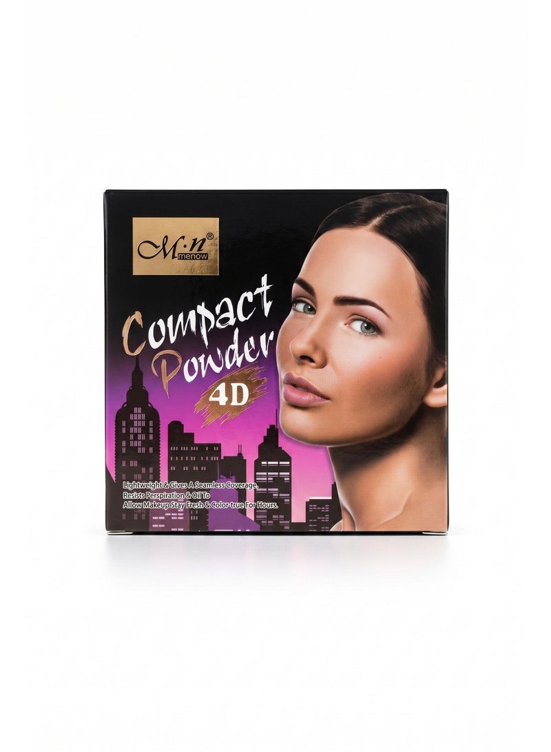 Mn MENOW Menow 4D Compact Powder with Mirror & Sponge, 16g, Shade No. 03 - Image 3