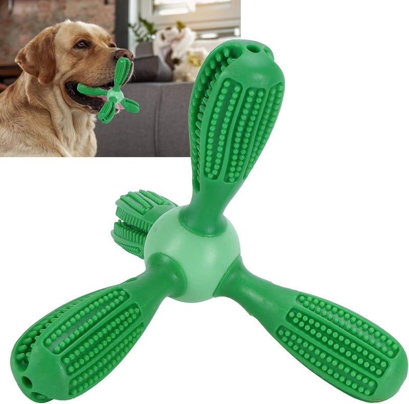 Dog Toothbrush Stick Pet Molar Rod, 10cm Teeth Cleaning Chew Toy Green - Soft Durable Material, Deep Oral Care, Interactive Solution for Dogs (Green) - Image 2