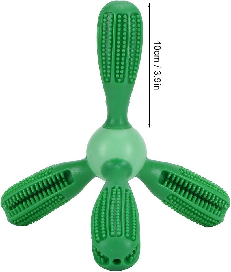 Dog Toothbrush Stick Pet Molar Rod, 10cm Teeth Cleaning Chew Toy Green - Soft Durable Material, Deep Oral Care, Interactive Solution for Dogs (Green) - Image 3